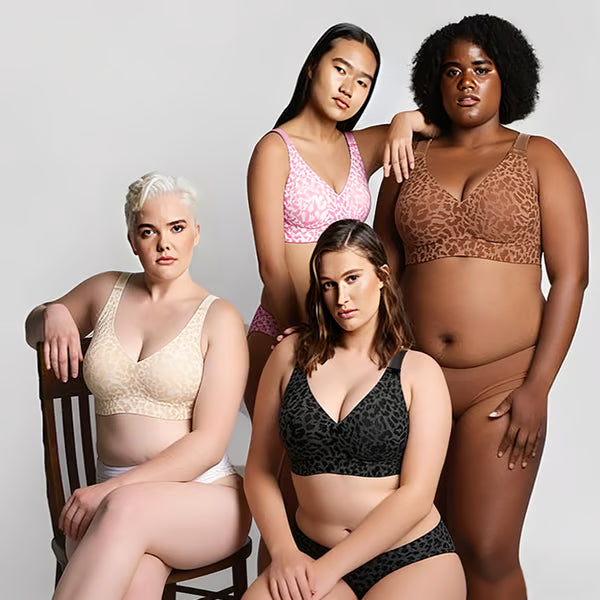 🏆LAST DAY SALE 49% OFF 🔥Super Firming Retro Leopard Print Bra | Women Wirefree Bras 👍No More Sagging Breasts