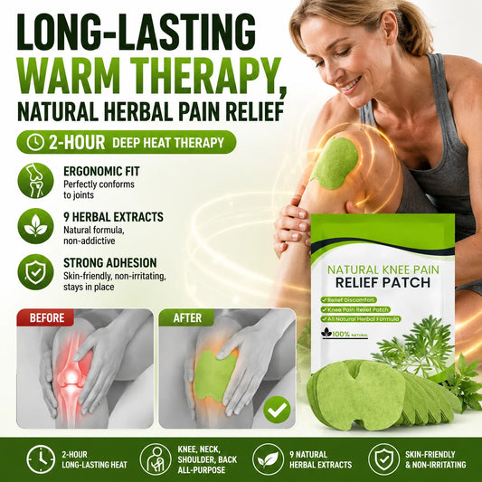 🌿 Multifunctional Herbal Warming Pain Relief Patches (12-Pack)