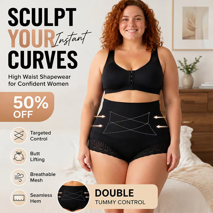 🥳2026 HOT SALE🥳💞50K+ SOLD!✨ 💝 Women's Cross Tummy Control Shapewear Panties