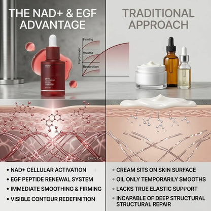 ✨ NAD+ EGF Firming Face & Neck Serum Advanced Korean Anti-Aging Lift Formula 1.01 oz