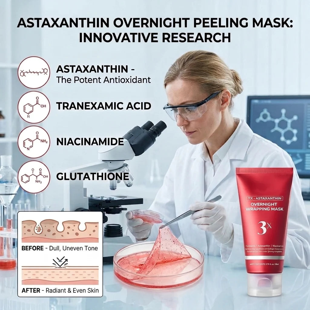 💛 ✨Korean TX Astaxanthin Overnight Peel-Off Mask