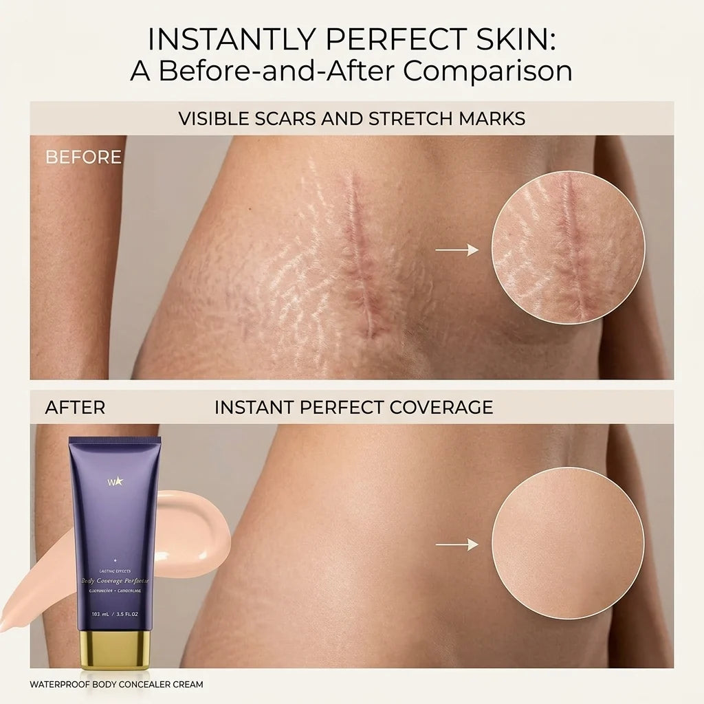 ✨Flawless Body Coverage Cream | Waterproof Body Foundation | Tattoo Concealer | Leg & Body Perfector