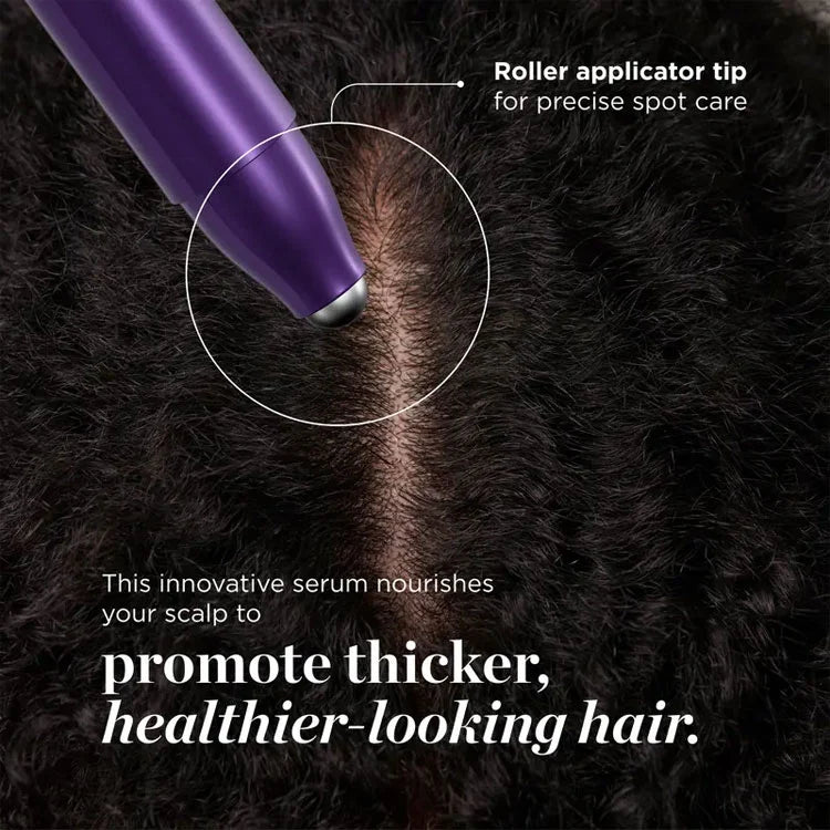 Hair Thickening Roll-On Serum Reduces Hair Shedding / Targets Thinning Areas / Nourishes the Scalp Support fuller, healthier-looking hair every day