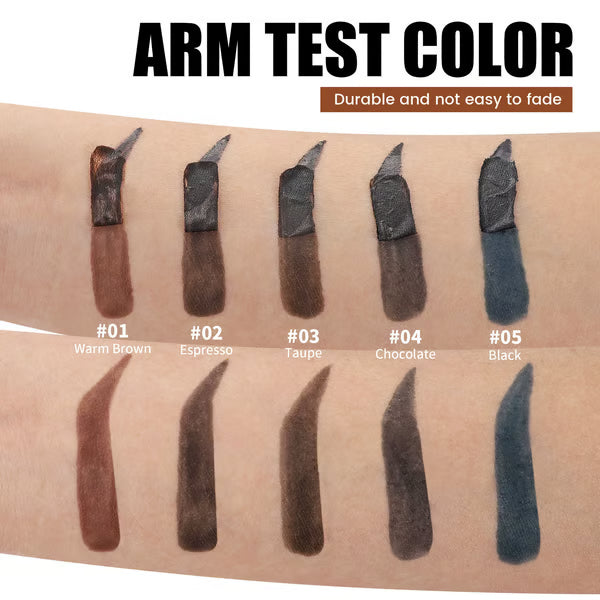 Last Day 49% OFF-5-Color Tear-Off Brow Tint – Waterproof, Long-Lasting Pigment for Precise & Wild Brows, Easy-to-Use