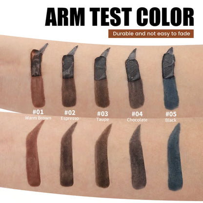 Last Day 49% OFF-5-Color Tear-Off Brow Tint – Waterproof, Long-Lasting Pigment for Precise & Wild Brows, Easy-to-Use
