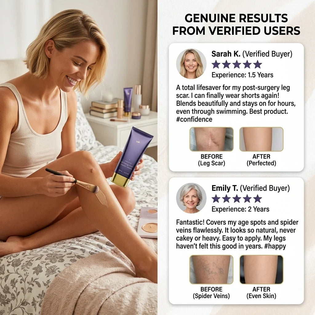 ✨Flawless Body Coverage Cream | Waterproof Body Foundation | Tattoo Concealer | Leg & Body Perfector
