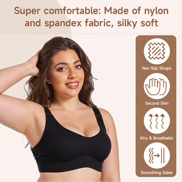 🎁 Buy 1 Get 3 Packs🔥Super Firming Wire-Free Push Up Bra All-Day Comfort No More Sagging (3-Pack Value Set)