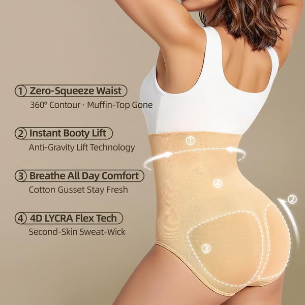 🔥Hot Promation 49% OFF - High Waist Tummy Control Shapewear Panties