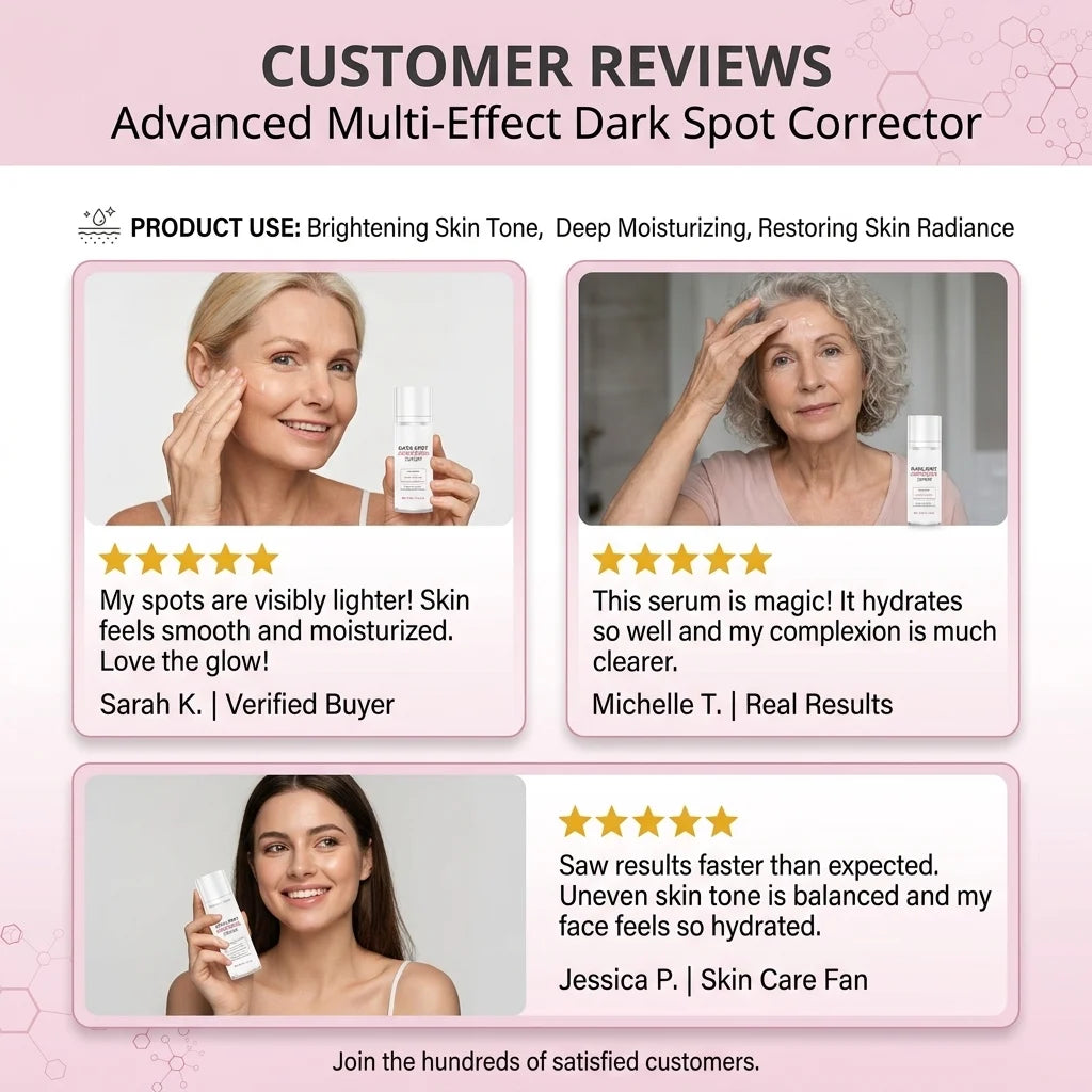 🔥Limited Time Offer🔥Advanced Dark Spot Corrector Serum -Multi-Correction Brightening Formulafor Sun Spots, Age Spots, and Melasma