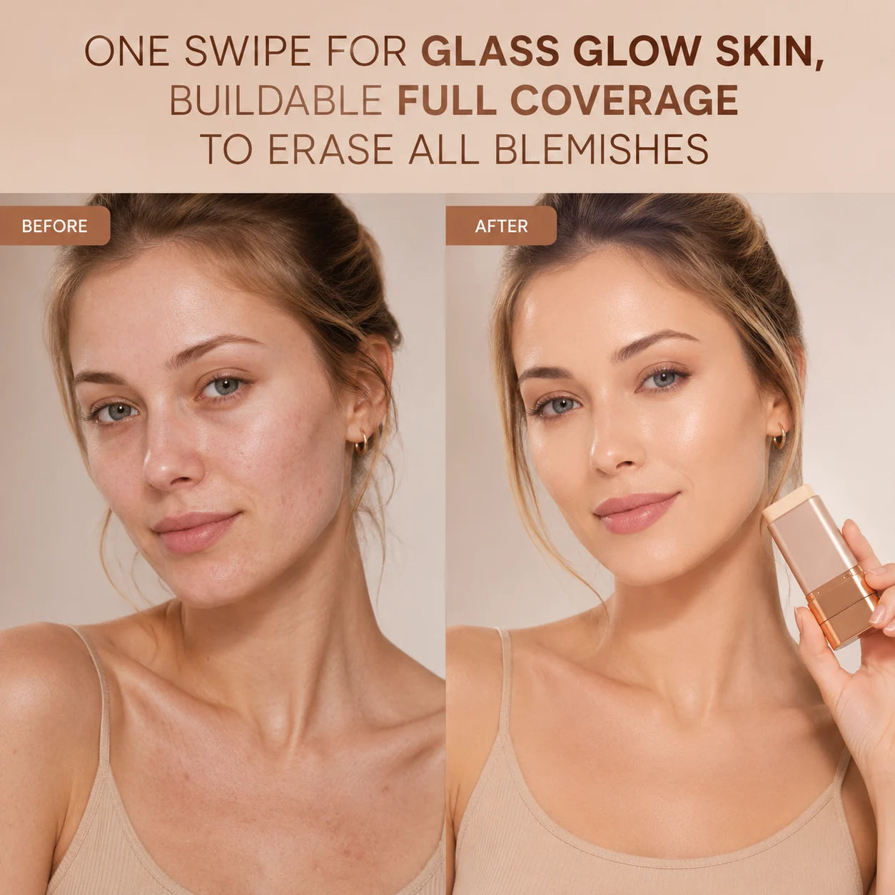 ✨ KOREAN DUAL-ENDED RADIANT CONCEALER & FOUNDATION STICK