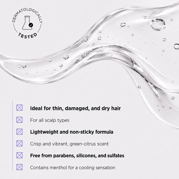 Hair Thickening Roll-On Serum Reduces Hair Shedding / Targets Thinning Areas / Nourishes the Scalp Support fuller, healthier-looking hair every day