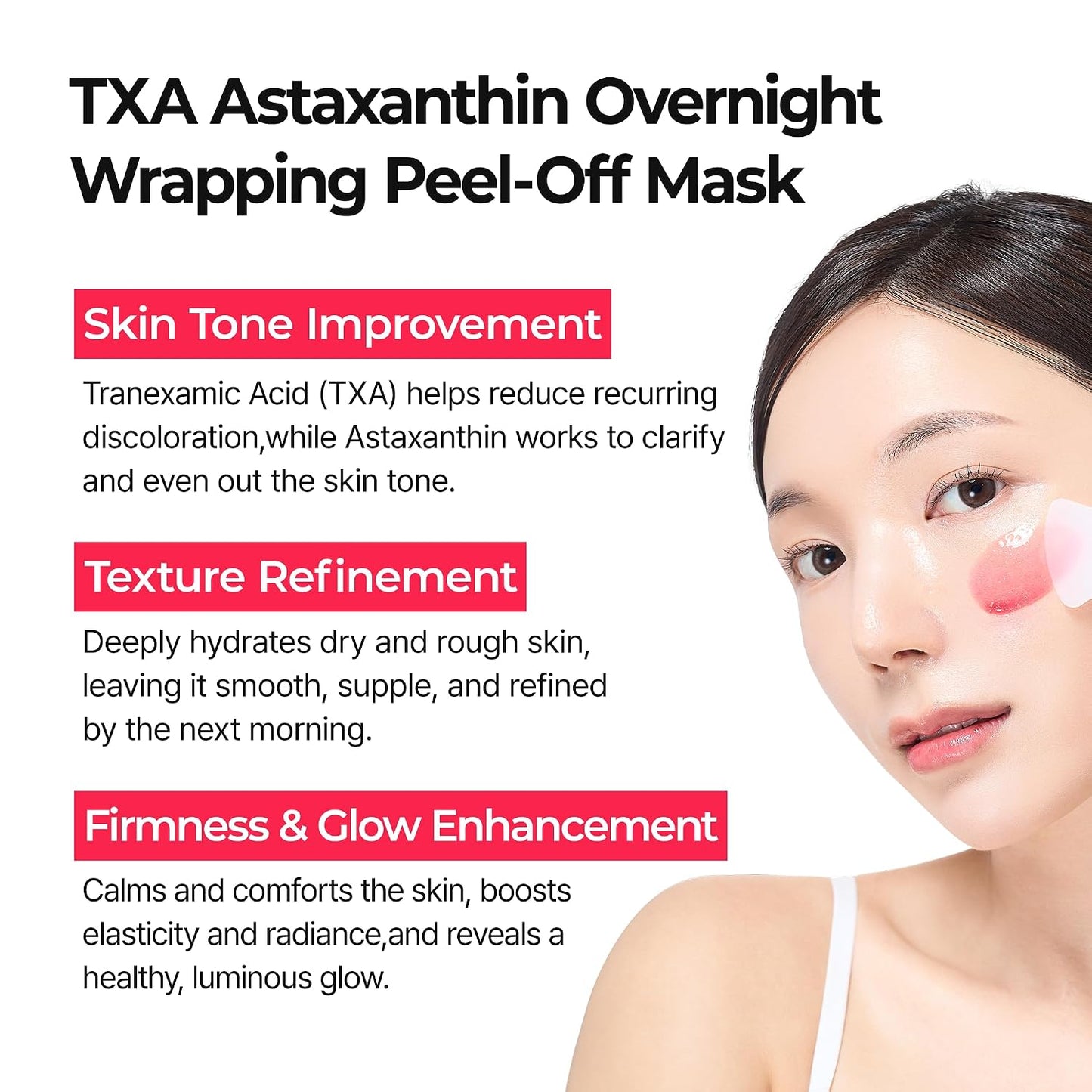 💛 ✨Korean TX Astaxanthin Overnight Peel-Off Mask