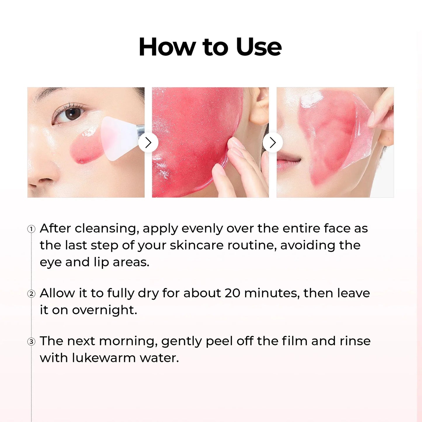 💛 ✨Korean TX Astaxanthin Overnight Peel-Off Mask
