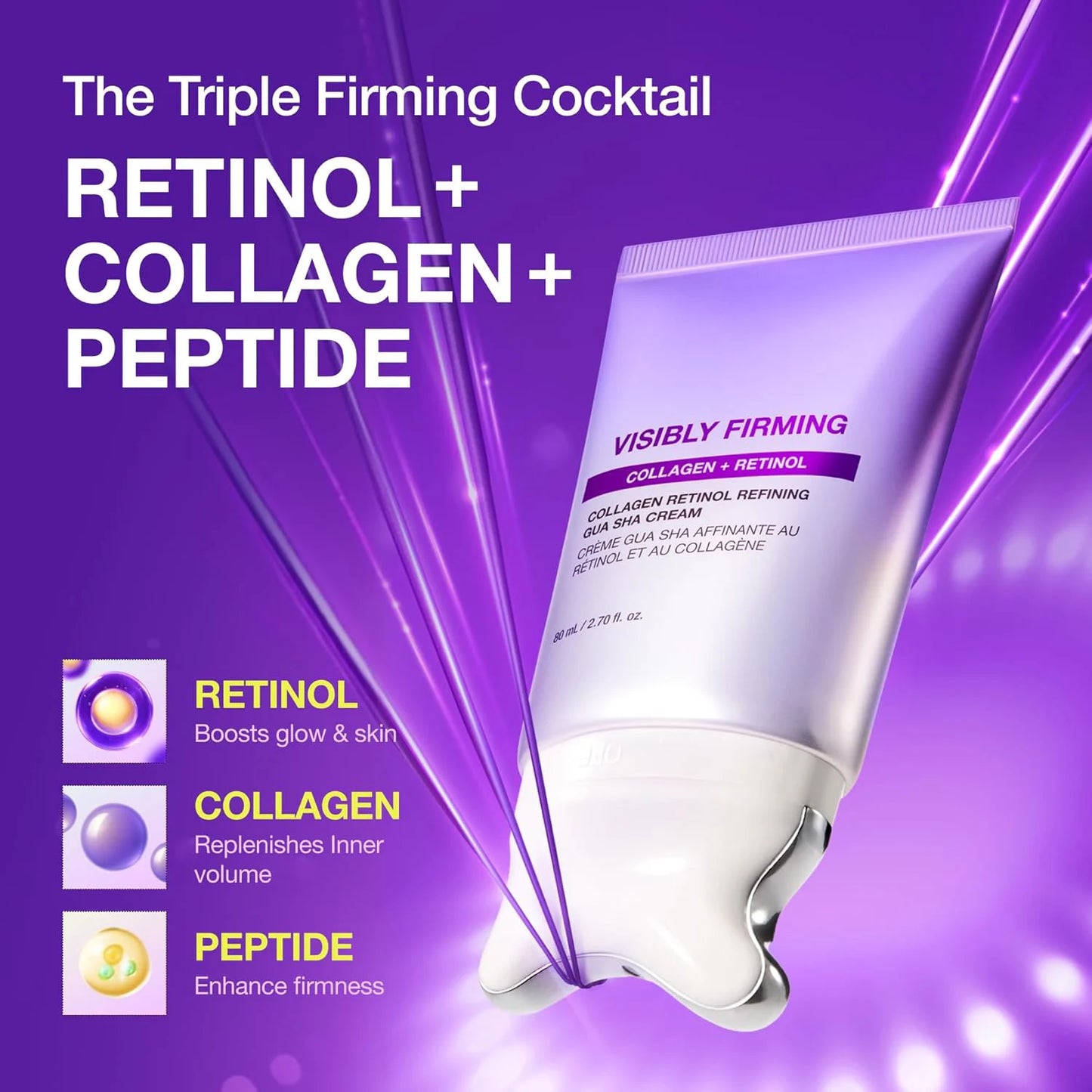 Collagen + Retinol Gua Sha Neck Lifting Cream (2.7 fl oz)