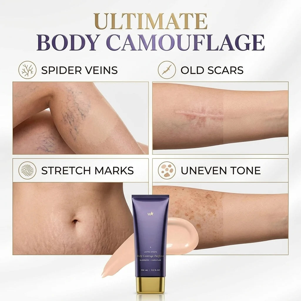 ✨Flawless Body Coverage Cream | Waterproof Body Foundation | Tattoo Concealer | Leg & Body Perfector