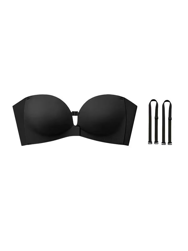 Women's Strapless Front Closure Push-Up Bra