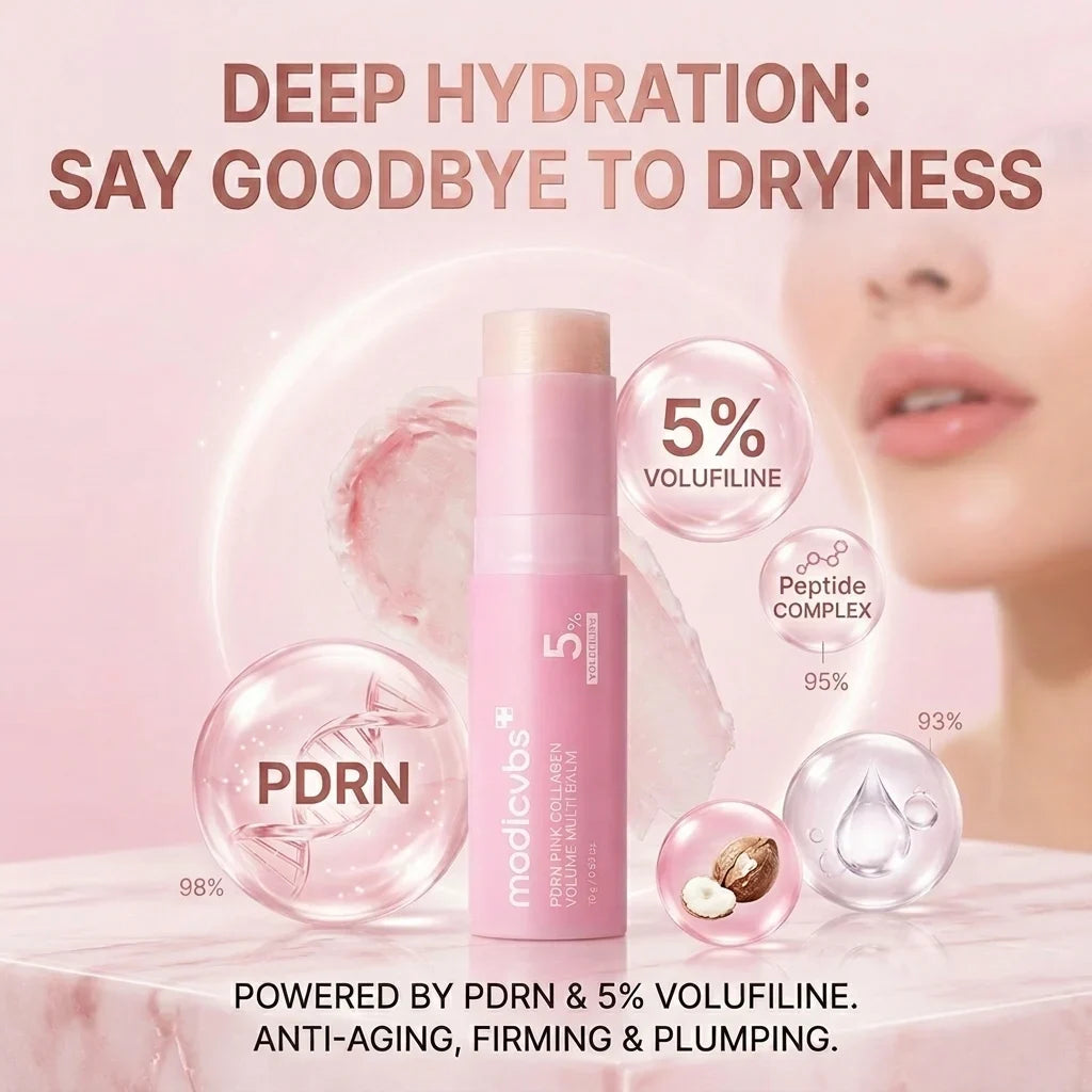 💗💗 Developed in Korea | Anti-Aging | Moisturizes & Smooths Skin | Plumps Lips, Bust, & Hips | Improves Dark Spots | Firms Skin | Pink Collagen Multi-Effect Plumping Serum Stick