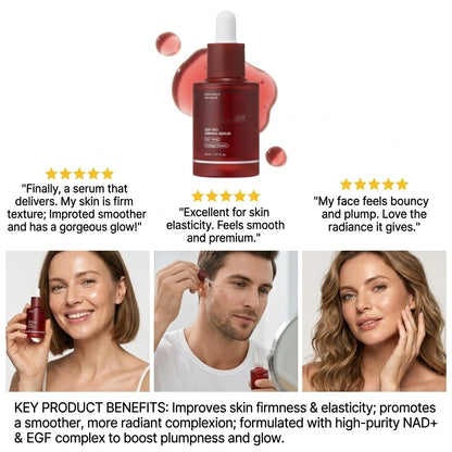 ✨ NAD+ EGF Firming Face & Neck Serum Advanced Korean Anti-Aging Lift Formula 1.01 oz