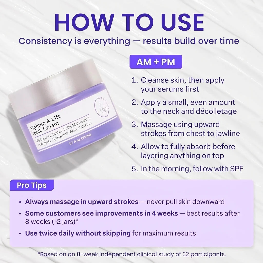 ✨ CAFFEINE MATRIXBUST FIRMING NECK CREAM