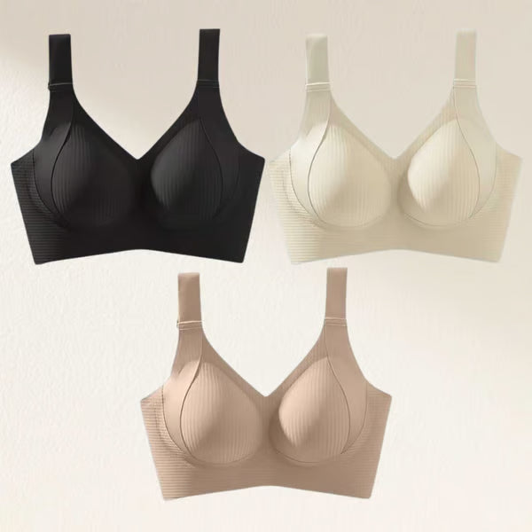 🎁 Buy 1 Get 3 Packs🔥Super Firming Wire-Free Push Up Bra All-Day Comfort No More Sagging (3-Pack Value Set)