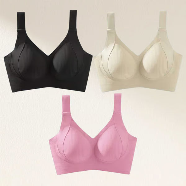 🎁 Buy 1 Get 3 Packs🔥Super Firming Wire-Free Push Up Bra All-Day Comfort No More Sagging (3-Pack Value Set)