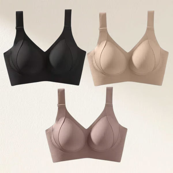 🎁 Buy 1 Get 3 Packs🔥Super Firming Wire-Free Push Up Bra All-Day Comfort No More Sagging (3-Pack Value Set)