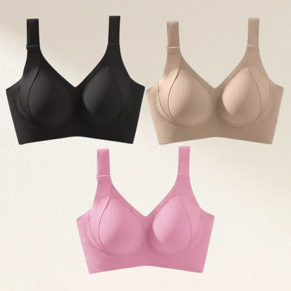 🎁 Buy 1 Get 3 Packs🔥Super Firming Wire-Free Push Up Bra All-Day Comfort No More Sagging (3-Pack Value Set)