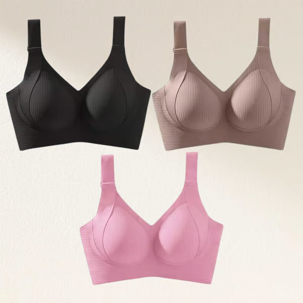 🎁 Buy 1 Get 3 Packs🔥Super Firming Wire-Free Push Up Bra All-Day Comfort No More Sagging (3-Pack Value Set)