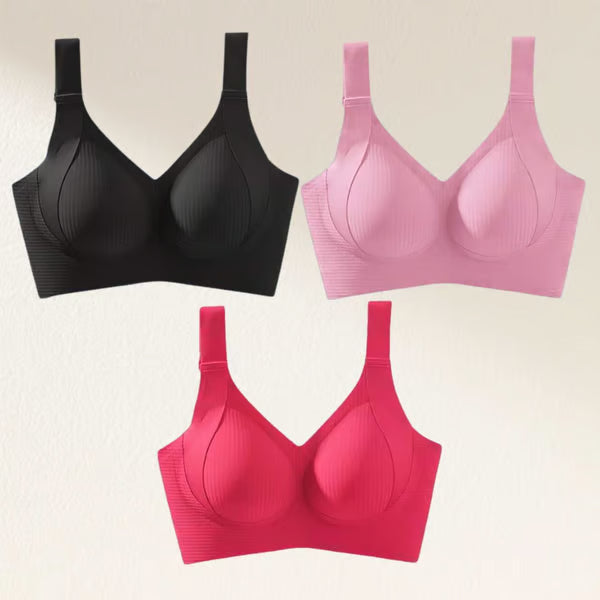 🎁 Buy 1 Get 3 Packs🔥Super Firming Wire-Free Push Up Bra All-Day Comfort No More Sagging (3-Pack Value Set)