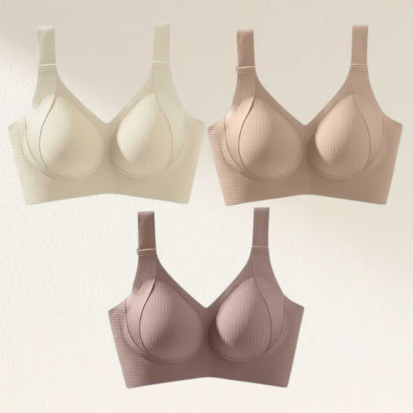 🎁 Buy 1 Get 3 Packs🔥Super Firming Wire-Free Push Up Bra All-Day Comfort No More Sagging (3-Pack Value Set)