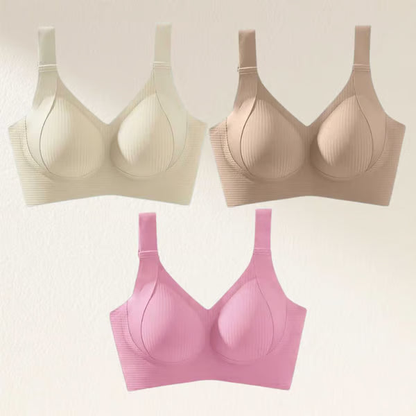 🎁 Buy 1 Get 3 Packs🔥Super Firming Wire-Free Push Up Bra All-Day Comfort No More Sagging (3-Pack Value Set)