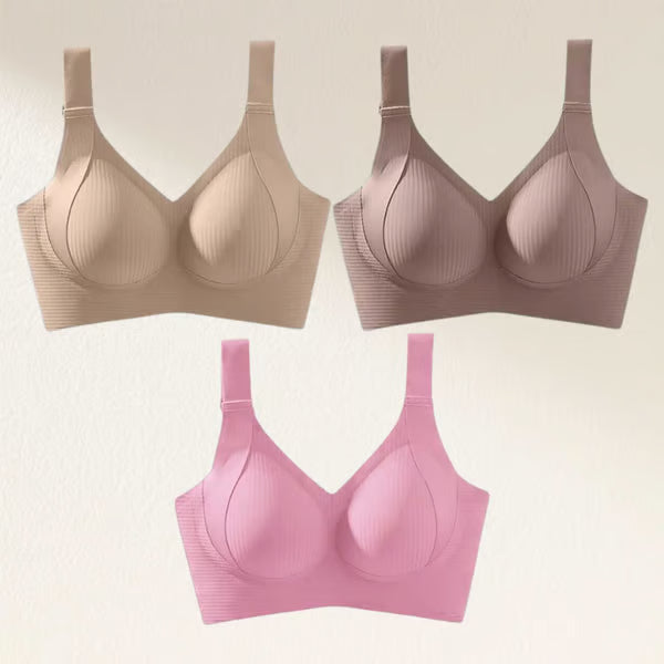 🎁 Buy 1 Get 3 Packs🔥Super Firming Wire-Free Push Up Bra All-Day Comfort No More Sagging (3-Pack Value Set)